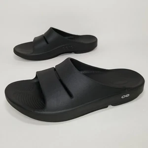 Oofos Ooahh Slide Recovery Sandalen Größe Herren 12/Damen 14 schwarz - Bild 1 von 12