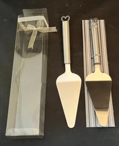 2-Piece Dessert Set, Stainless Steel, cake / pie server 5" server NIB - Picture 1 of 2