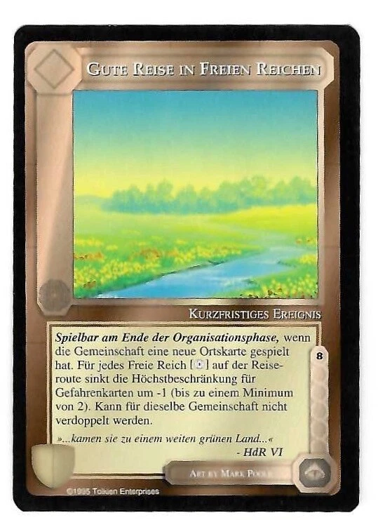 CCG 349 Mittelerde/Middle Earth ICE Gute Reise in Freien Reichen - Fair Travel - Bild 1 von 1