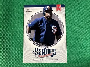 2002 Upper Deck Prospect Premieres Heroes of Baseball #HTG4 Tony Gwynn Padres