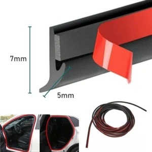 16.5FT/5M Car Seal Strip Front & Rear Windshield/Sunroof/Windows Trim Molding - Picture 1 of 14