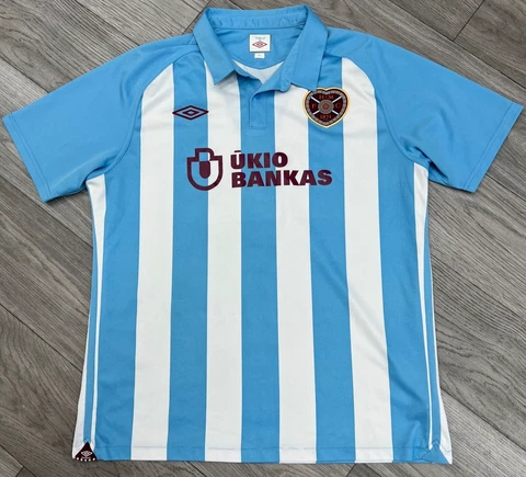 Heart Of Midlothian 2010/2011 Away Football Shirt Soccer Jersey Size XL Cover