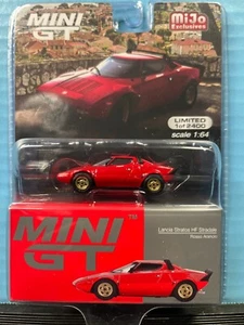 1/64 MINI GT MIJO EXCLUSIVE LANCIA STRATOS HF STRASSE ROT ROT ROT ORANGE - Bild 1 von 2