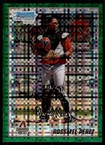 2010 Bowman Chrome Green X-Fractor Rossmel Perez Arizona Diamondbacks