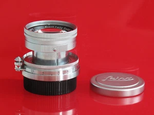 Leica LTM 5cm f:2 Obiettivo Summicron Pieghevole con Tappi, VENDITORE USA "LQQK" - Foto 1 di 4