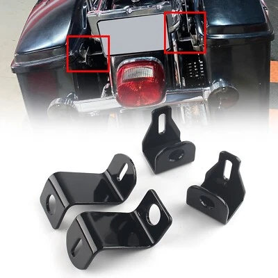 Saddlebag Lock Security Hardware Mounting Kit For Harley Road King Electra Glide - Imagem 1 de 4
