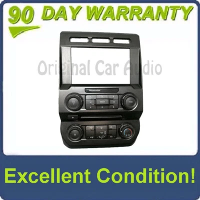 2017 - 2018 Ford F250 F350 Super Duty OEM 8" Radio Manual Climate Control Panel - Image 1 of 4