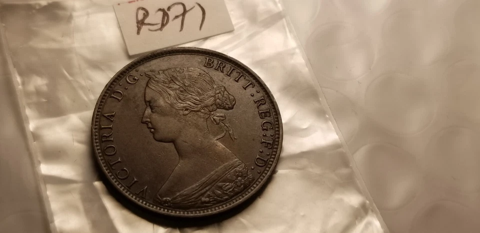 Moneda de medio centavo Gran Bretaña 1862 Idrsd3. Foto 1 de 2