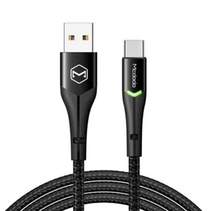 Long Lasting Nylon For Type C/iPhone USB C Mcdodo LED Fast Charging Cable - Picture 1 of 16