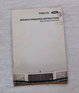 FC Ford LTD Driver's Operating Instructions Handbook Owner's Manual Fairlane - Picture 1 of 13