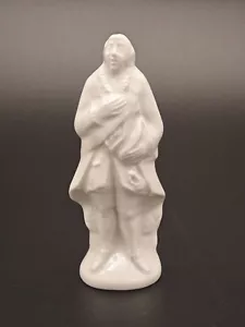 Meissen Figur Porzellanfigur Edelmann weiss 1. Wahl Höhe 11cm A24 - Bild 1 von 3