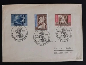 Briefumschlag mit Marken aus dem Jahr 1942, echt gelaufen - Bild 1 von 2