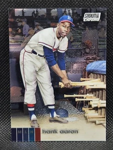 2020 Topps Stadium Club Hank Aaron Chrome #192 Milwaukee Braves - Picture 1 of 3