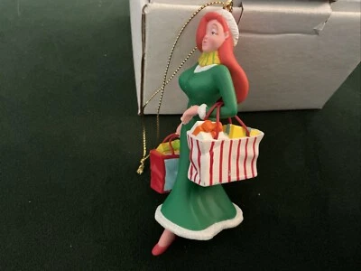 DE COLECCIÓN GROLIER DISNEY ORNAMENTO QUE ENMARCÓ ROGER RABBIT JESSICA 26231 119 Foto 1 de 4