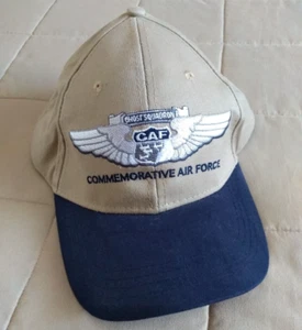 GHOST SQUADRON Commemorative Air Force Khaki Navy Blau Cap Mütze Verstellbar - Bild 1 von 8