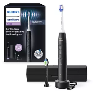 New Generation Philips Sonicare 6500 Black HX7411/02 - Picture 1 of 4