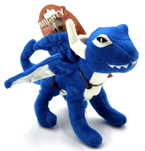 Tuffy Mighty Jr Dragon Floating Squeaky Plush Tug & Shake Dog Toy 9" - Picture 1 of 12