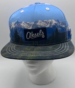 Chapeau de camionneur AKSELS Colorado Snapback, scène de montagne