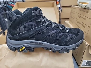 Merrell Men's Moab 3 Mid Hiking Boot 11 Black Night - Picture 1 of 7