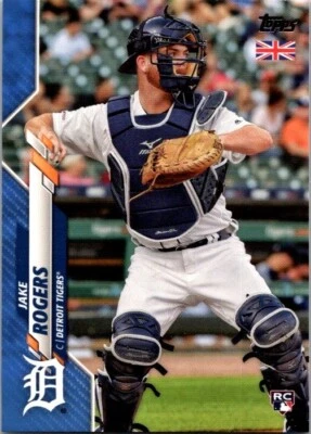 2020 TOPPS UK EDITION BLUE PARALLEL #131 JAKE ROGERS RC 30/75 - Image 1 of 2