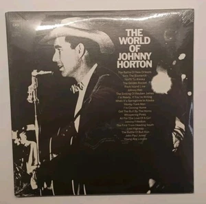 The World of Johnny Horton - 1971 Vinyl LP - CG 30884 SEALED SHRINK - Picture 1 of 11
