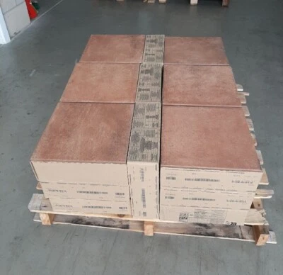 Terracotta Colour Matt Non-slip Ceramic 33x33cm Floor Wall Tiles 25m² Lot - Image 1 of 4