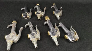 LOT OF 7 VINTAGE AMFLO & OTHER AIR BLOW GUN SPRAY NOZZLES PNEUMATIC - Picture 1 of 15