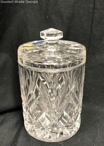 Crystalex bohemia Trading Crystal Covered Jar - Picture 1 of 5