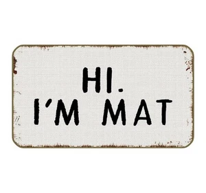 17x30'' Personalized Funny Welcome Doormat, Farmhouse Decor for Indoor/Outdoor - Picture 1 of 4