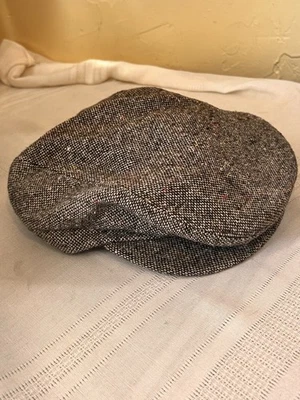 De Colección United Hatters Hombres Tweed Drivers Gorra Talla L Hecha en Unión Cuadros Taxista Foto 1 de 4