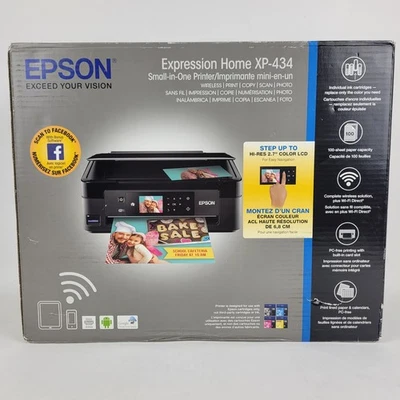EPSON EXPRESSION HOME XP-434 Small-in-One Printer Wireless Scan Copy. New - Image 1 of 4