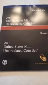 2011 P & D US Mint Set Uncirculated 28 Coins OGP Original Mint Packaging - Picture 1 of 2