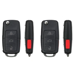 Volkswagen Flip Key Fob 2 Pack KEYS4LESS FCC NBG010180T - Picture 1 of 1