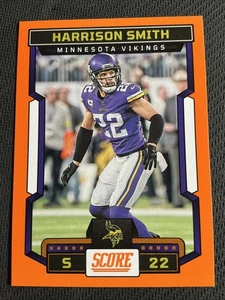 2023 Panini Score #116 Harrison Smith Orange Parallel - Minnesota Vikings - Picture 1 of 5