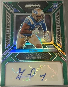 GABRIEL MURPHY RC 2024 PANINI PRIZM VERDE NOVATO AUTOMÁTICO - Imagen 1 de 1