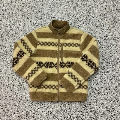 J. Crew Nordic All Weather Designs Sherpa Fleece Jacket Women S Fair Isle - Image 1 of 4