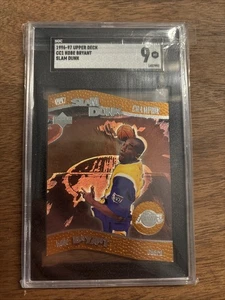1996-97 Upper Deck CC1 Kobe Bryant Slam Dunk SGC 9 - Picture 1 of 1