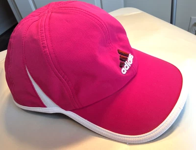 Adidas Mujer Sombrero ClimaCool Superlite Rosa con Ventilaciones Blancas Correr Tenis Golf Foto 1 de 4