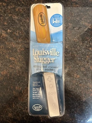 Nintendo Wii Officially Licensed Louisville Slugger Baseball Bat Attachment New - Image 1 of 4