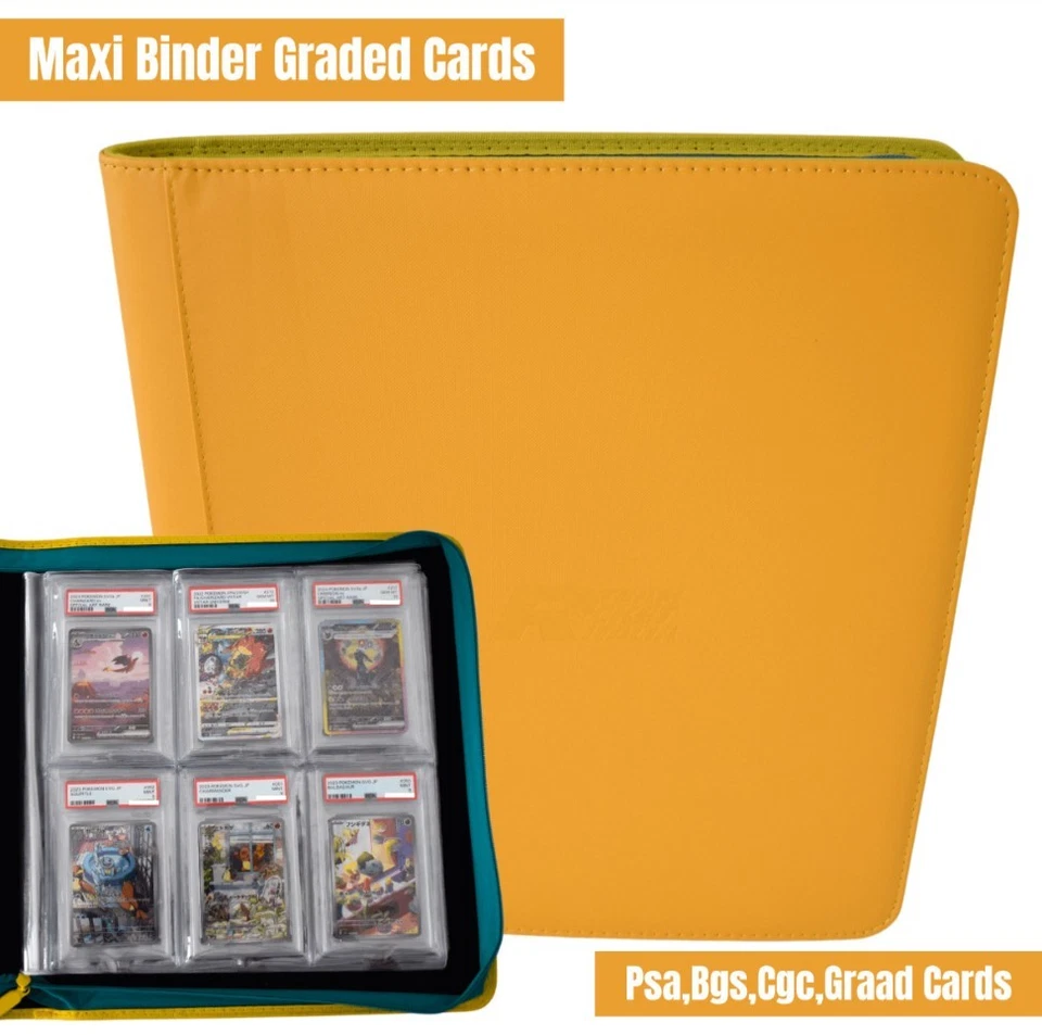 raccoglitore Maxi binder album graded cards 6x pocket psa bgs cgc graad - Image 1 of 4