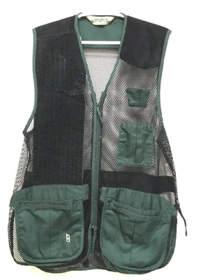 Bob Allen Shooting/Hunting Vest- Dark Green; Size: Lrg. Ex Condition  - Image 1 of 4