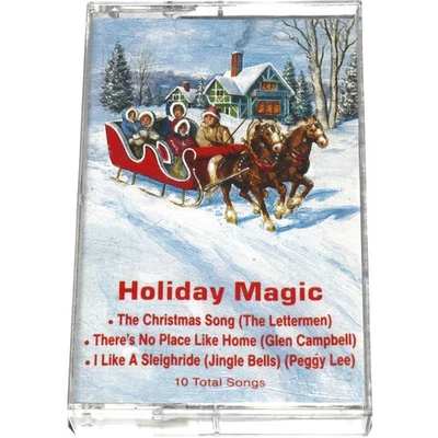 Christmas : Holiday Magic 10 Traditional Songs (Cassette Tape 1986) PLAY TESTED - Image 1 of 4