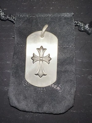 Кулон жетон для собаки крест кладбище хром сердца - Изображение 1 из 4