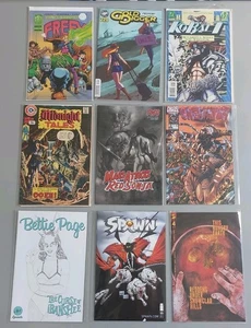 9 xIndependent Comic Bundle Joblot - Independent BOOM, IMAGE,DARK 7 HORSE,CHAOS  - Picture 1 of 10