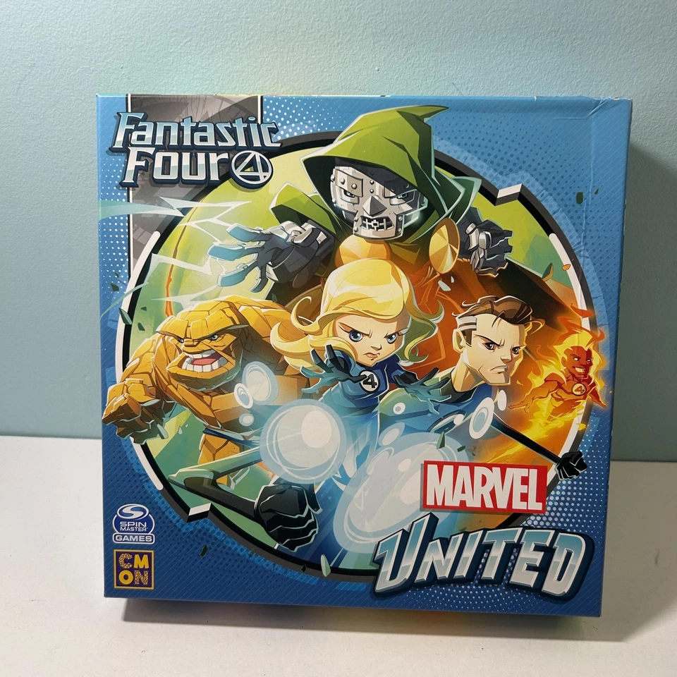 Marvel United Fantastic Four Expansion Box CMON Open Box Complete - Image 1 of 4