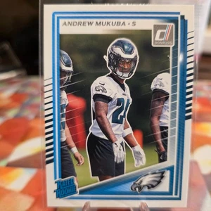 2025 Donruss Andrew Mukuba Rated Rookie S Eagles - Picture 1 of 2