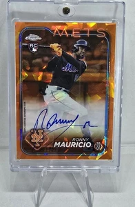 Serie Actualización Cromo Topps 2024 Edición Zafiro - Autógrafos Ronny Mauricio... - Imagen 1 de 3