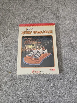 CubicFun 3D Puzzle SIDNEY OPERA HOUSE 58 Pieces Sealed - Image 1 of 2