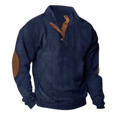 Classic For leisure outdoor jacket corduroy For stand up collar long sleeve fit - Image 1 of 4
