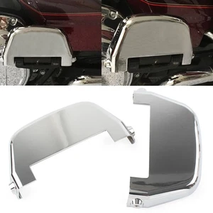 Cubierta de tablero de piso de clavija de pie de pasajero para Harley Road Electra Street Glide cromada - Imagen 1 de 11